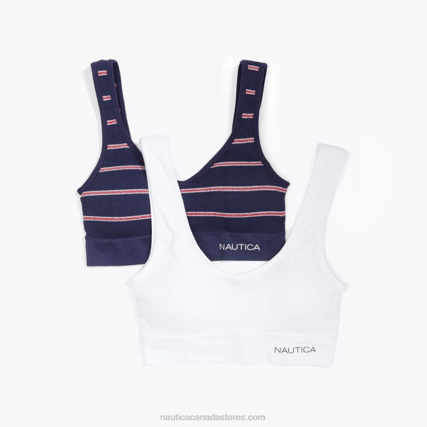 Seamless Logo Bras 2-Pack Nautica Women Workshirt Blue R260HV860