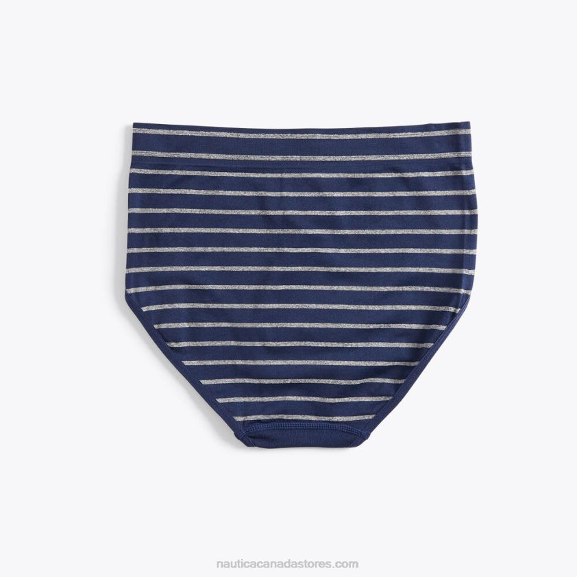 Seamless Logo Brief 5-Pack Nautica Women Antique White Wash R260HV1040