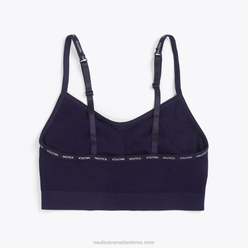 Seamless Logo Trim Bralette 3-Pack Nautica Women Workshirt Blue R260HV833