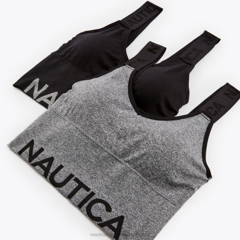 Seamless Longline Brami 2-Pack Nautica Women Pale Blue R260HV971