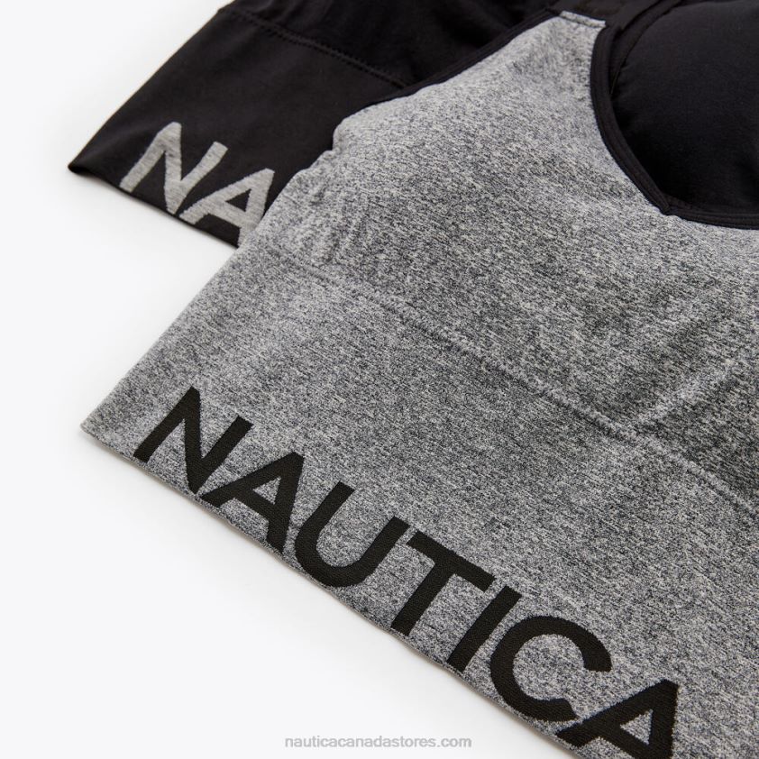 Seamless Longline Brami 2-Pack Nautica Women Pale Blue R260HV971