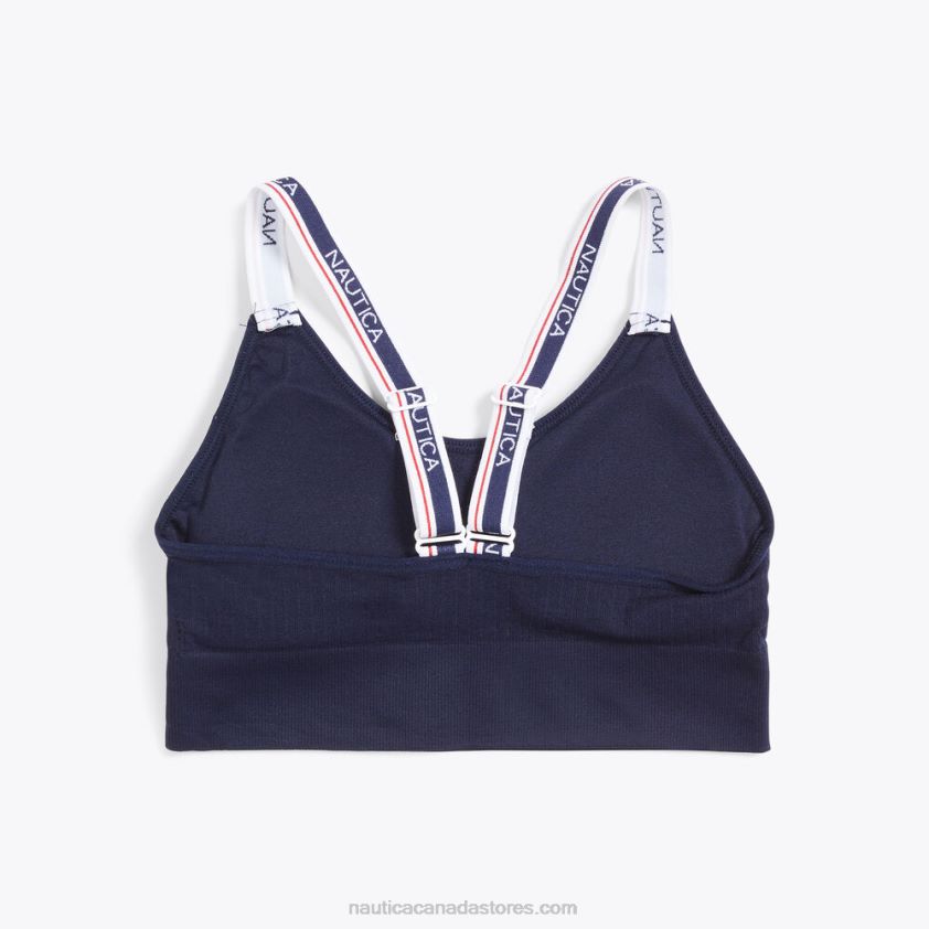 Seamless Racerback Bras 2-Pack Nautica Women Workshirt Blue R260HV830