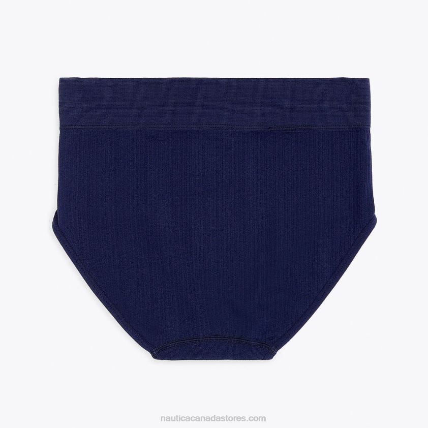 Seamless Ribbed Logo Hipster Brief 3-Pack Nautica Women Workshirt Blue R260HV1027