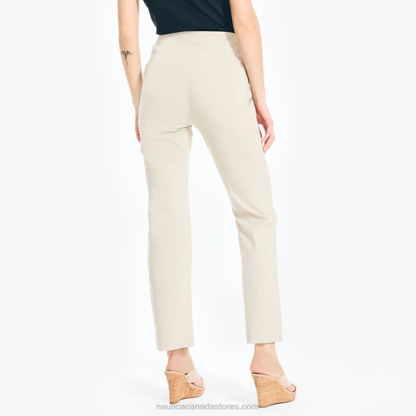 Slim Fit Pull-On Trouser Nautica Women Oyster Brown R260HV770