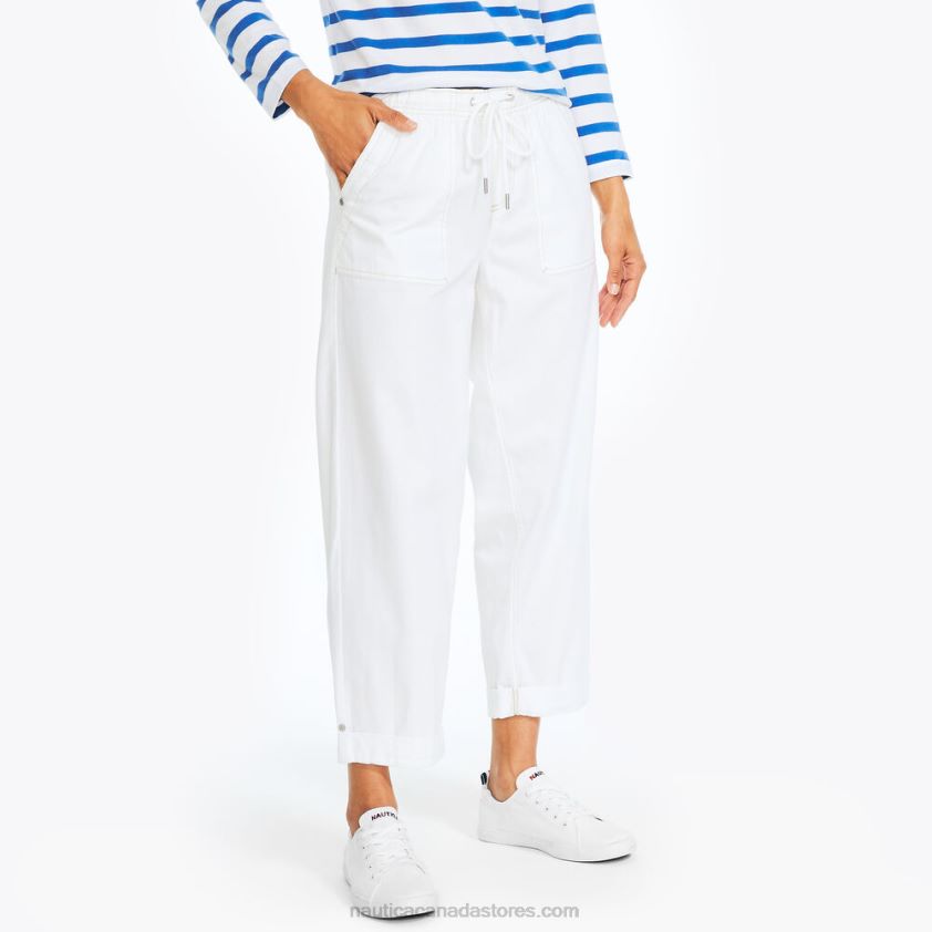 Sustainably Crafted Pull-On Pant Nautica Women Bright White R260HV740