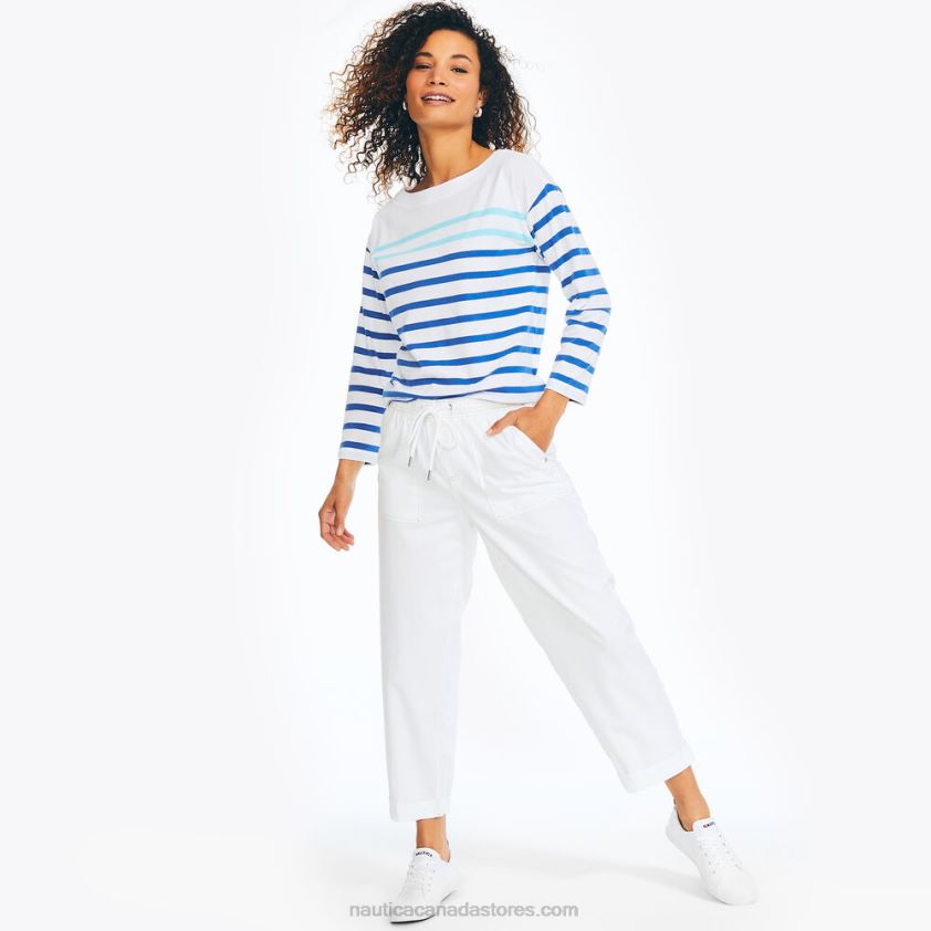 Sustainably Crafted Pull-On Pant Nautica Women Bright White R260HV740