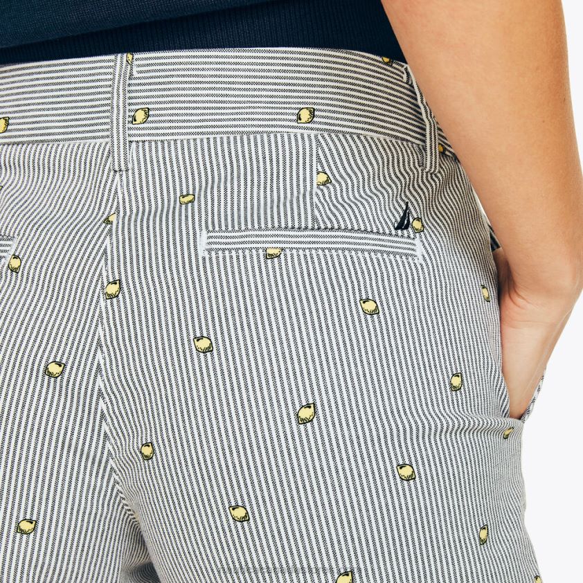 6\" Stretch-Twill Printed Short Nautica Women Bright White R260HV958