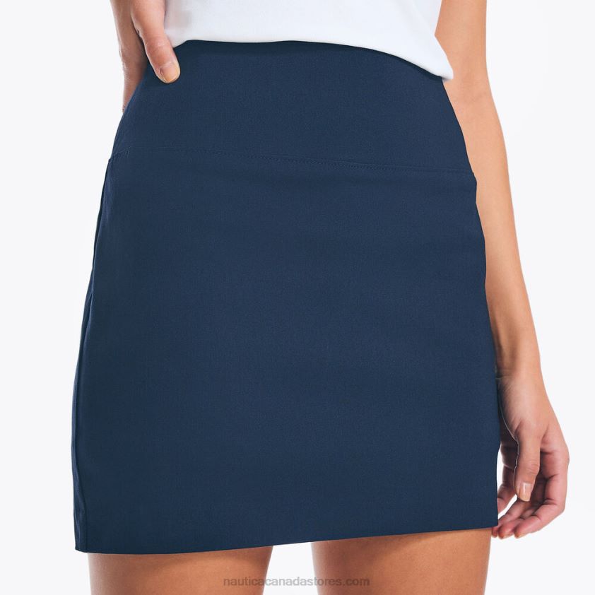 Pull-On Skort Nautica Women Stellar Blue Heather R260HV951