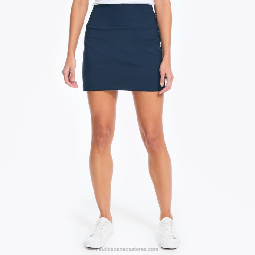 Pull-On Skort Nautica Women Stellar Blue Heather R260HV951