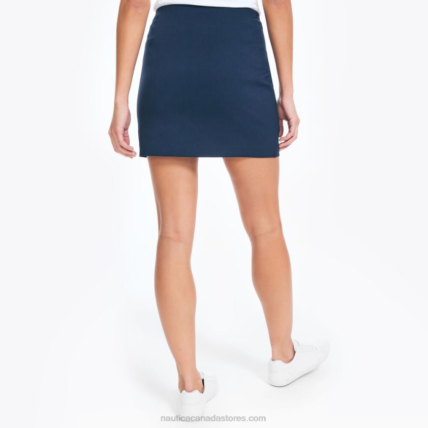 Pull-On Skort Nautica Women Stellar Blue Heather R260HV951