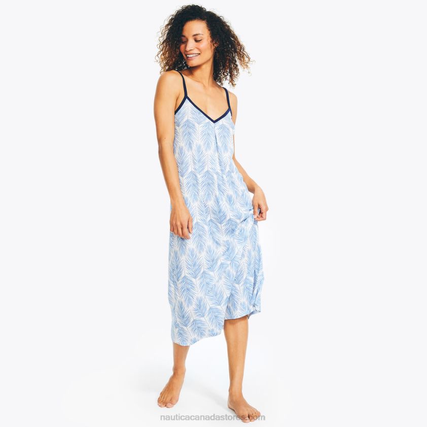 Printed Sleep Dress Nautica Women Bright White R260HV1000