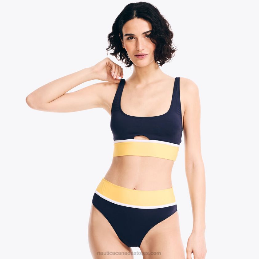Colorblock Swim Top Nautica Women Buoy Yellow R260HV874