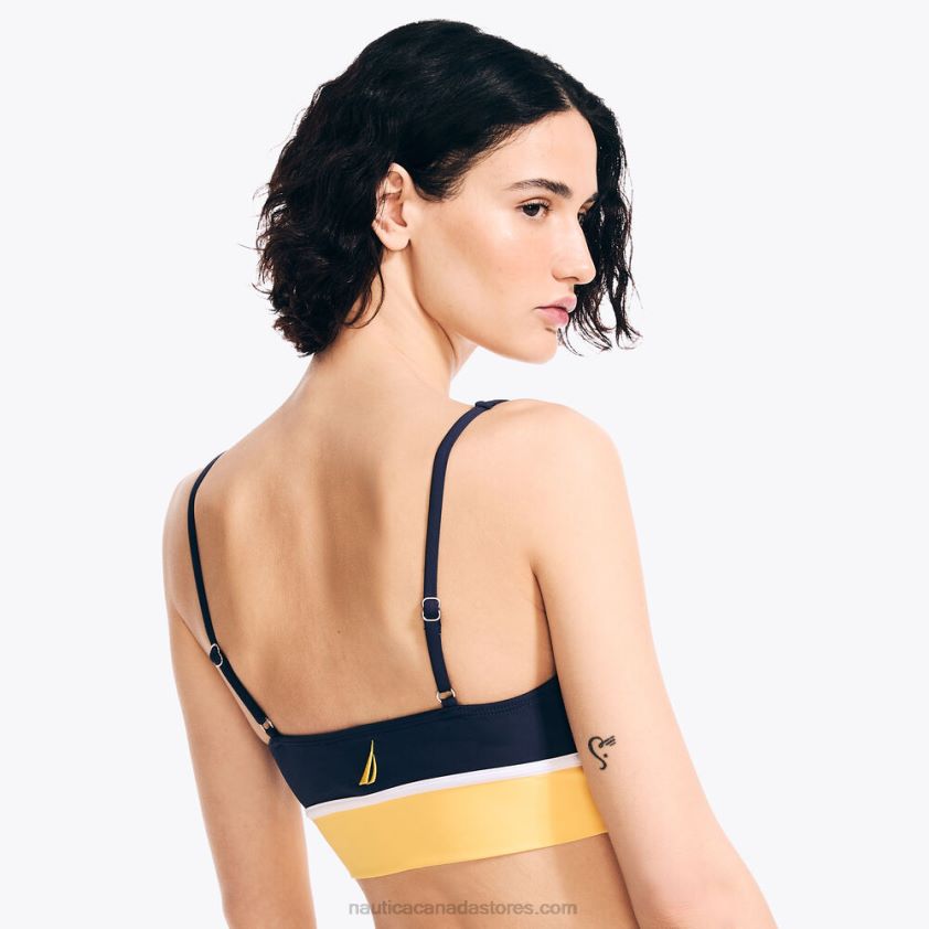 Colorblock Swim Top Nautica Women Buoy Yellow R260HV874