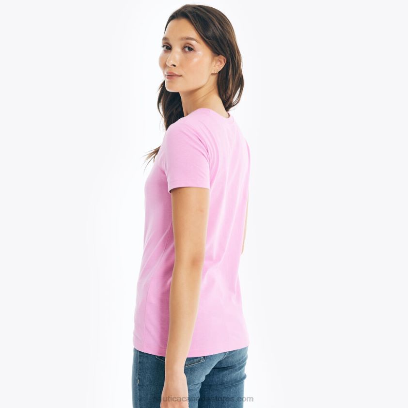 J-Class Logo Graphic T-Shirt Nautica Women Electric Purple R260HV808