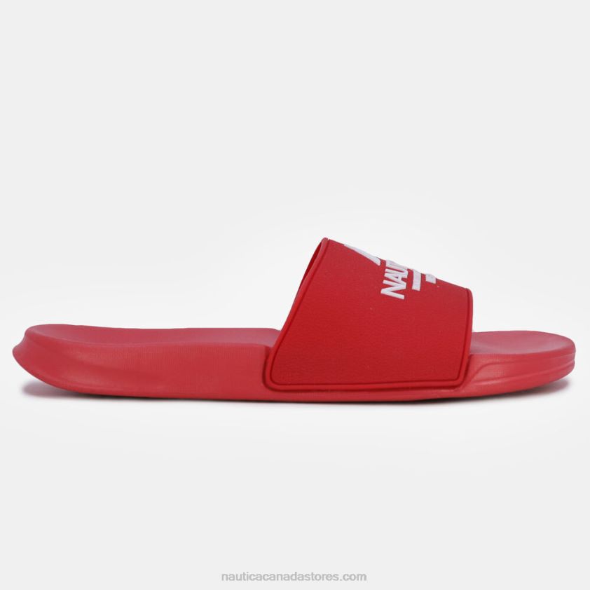 Ns-83 Logo Slide Sandal Nautica Women Nautica Red R260HV1047